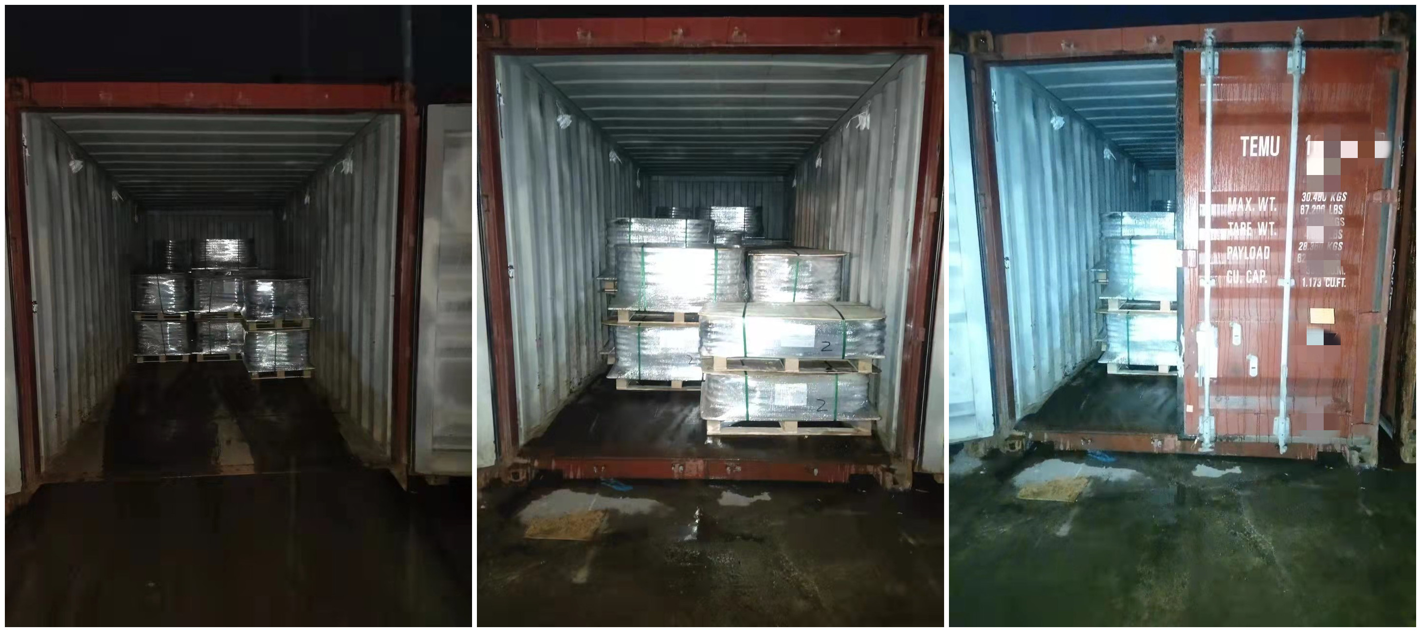 3 container spediti oggi al porto di Felixstowe, nel Regno Unito!