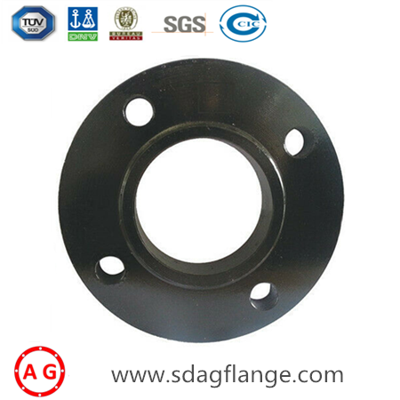 Flange in acciaio al carbonio con vernice nera A105 S235JR tipo 13